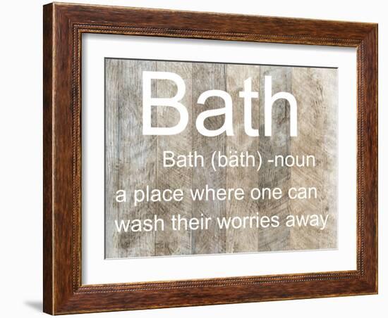 My Place of Bath-Sheldon Lewis-Framed Art Print