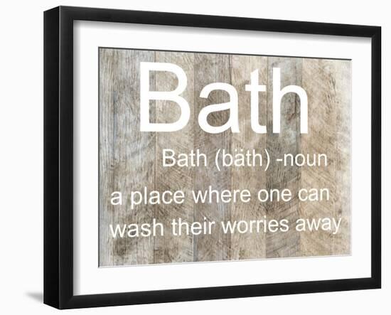 My Place of Bath-Sheldon Lewis-Framed Art Print