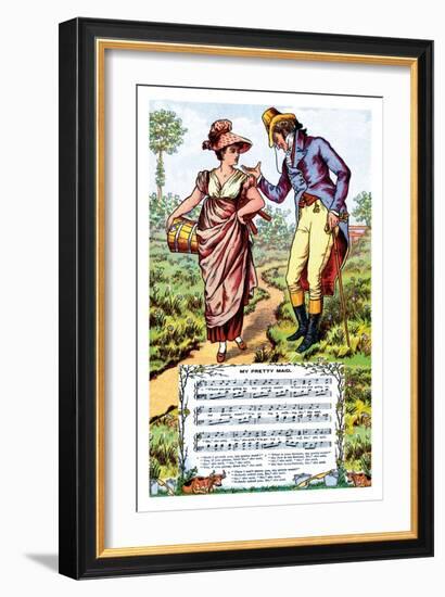 My Pretty Maid, c.1885-Walter Crane-Framed Art Print