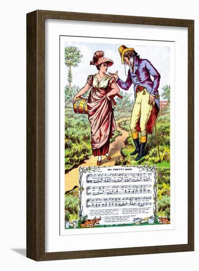 My Pretty Maid, c.1885-Walter Crane-Framed Art Print