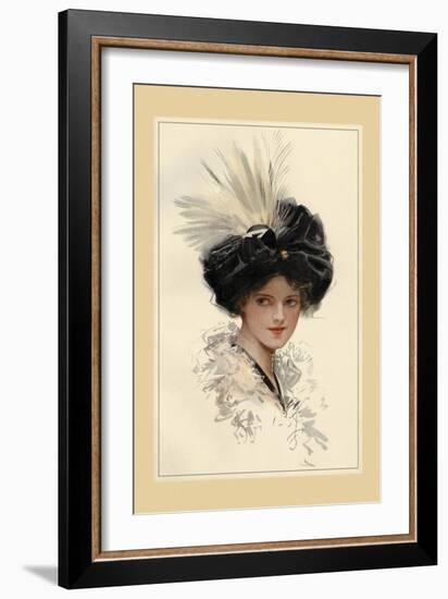 My Pretty Neighbor-Harrison Fisher-Framed Art Print