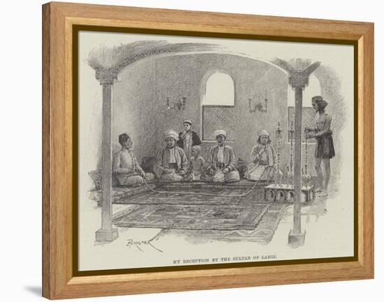 My Reception by the Sultan of Lahej-Amedee Forestier-Framed Premier Image Canvas