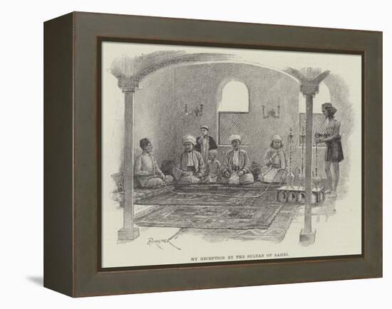 My Reception by the Sultan of Lahej-Amedee Forestier-Framed Premier Image Canvas