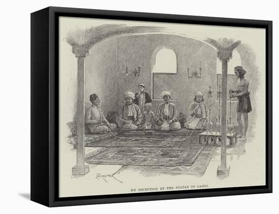 My Reception by the Sultan of Lahej-Amedee Forestier-Framed Premier Image Canvas