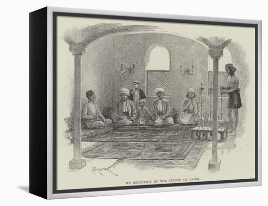 My Reception by the Sultan of Lahej-Amedee Forestier-Framed Premier Image Canvas