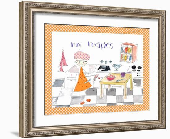 My Recipies-Effie Zafiropoulou-Framed Giclee Print