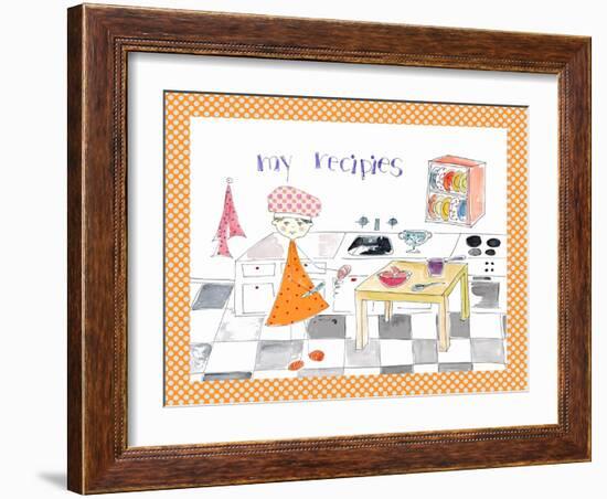 My Recipies-Effie Zafiropoulou-Framed Giclee Print