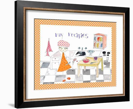 My Recipies-Effie Zafiropoulou-Framed Giclee Print