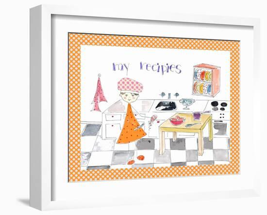 My Recipies-Effie Zafiropoulou-Framed Giclee Print