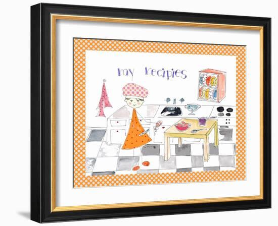 My Recipies-Effie Zafiropoulou-Framed Giclee Print