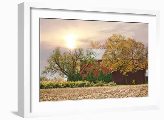 My Red Barn-Kelly Poynter-Framed Art Print