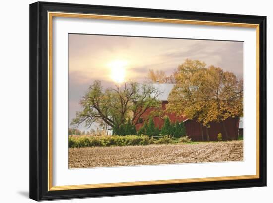 My Red Barn-Kelly Poynter-Framed Art Print