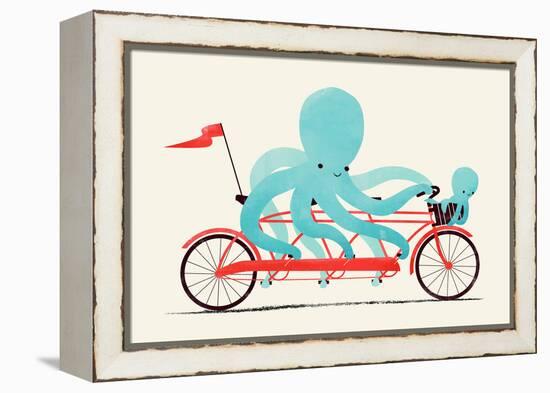 My Red Bike-Jay Fleck-Framed Stretched Canvas