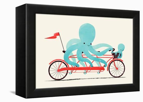 My Red Bike-Jay Fleck-Framed Stretched Canvas