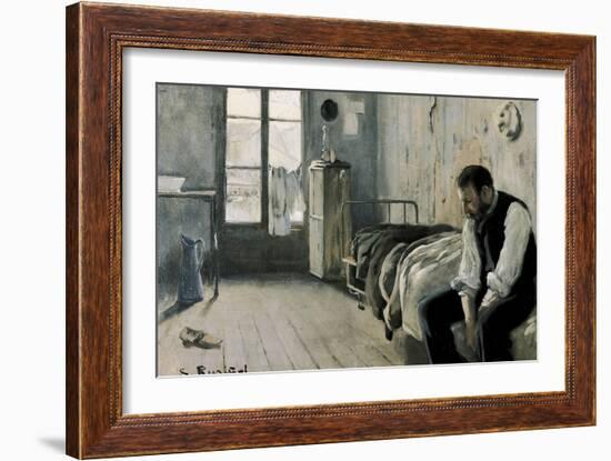 My Room in Paris-Santiago Rusinol-Framed Art Print