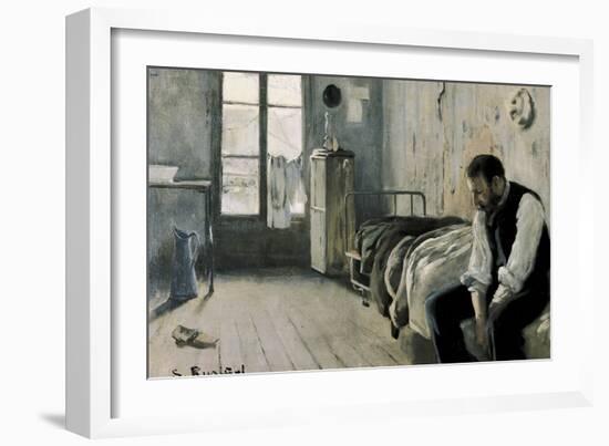 My Room in Paris-Santiago Rusinol-Framed Art Print