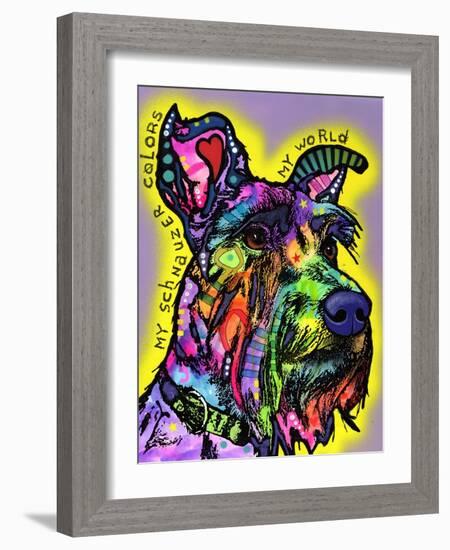 My Schnauzer-Dean Russo-Framed Giclee Print