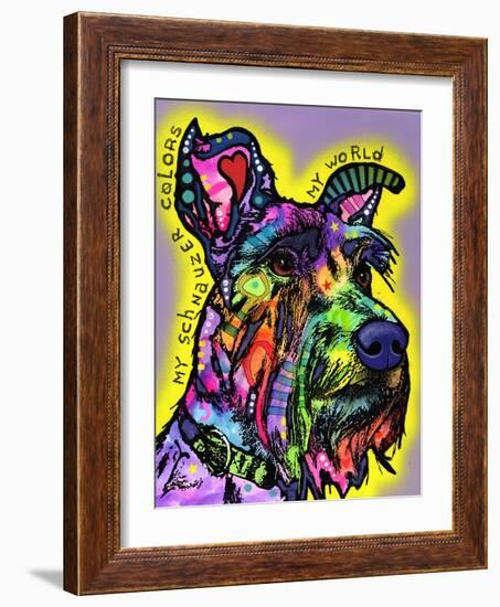 My Schnauzer-Dean Russo-Framed Giclee Print