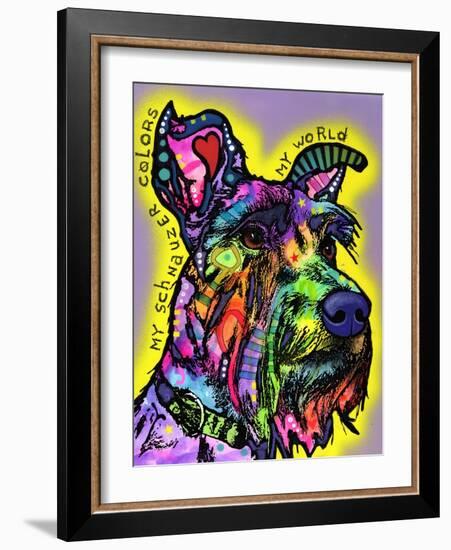 My Schnauzer-Dean Russo-Framed Giclee Print