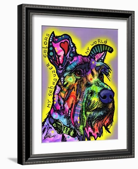 My Schnauzer-Dean Russo-Framed Giclee Print