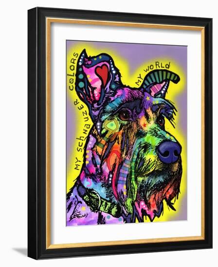 My Schnauzer-Dean Russo-Framed Giclee Print