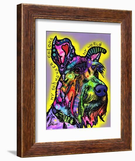 My Schnauzer-Dean Russo-Framed Giclee Print