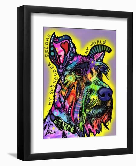 My Schnauzer-Dean Russo-Framed Giclee Print