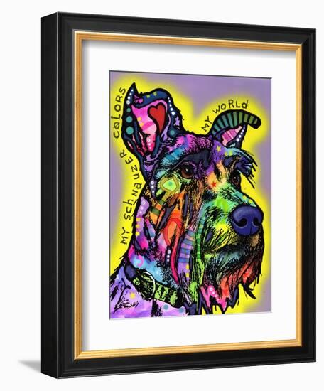 My Schnauzer-Dean Russo-Framed Giclee Print