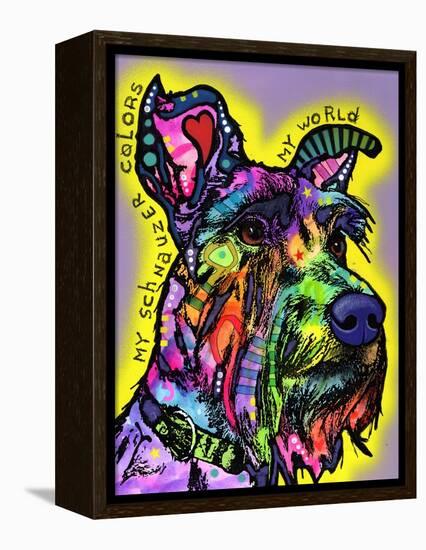 My Schnauzer-Dean Russo-Framed Premier Image Canvas