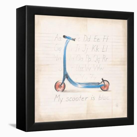 My Scooter-Lauren Hamilton-Framed Stretched Canvas