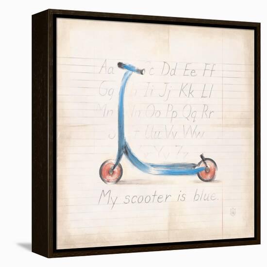 My Scooter-Lauren Hamilton-Framed Stretched Canvas