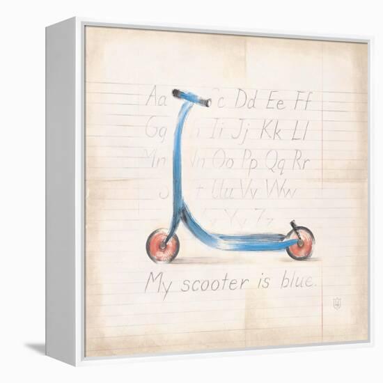 My Scooter-Lauren Hamilton-Framed Stretched Canvas