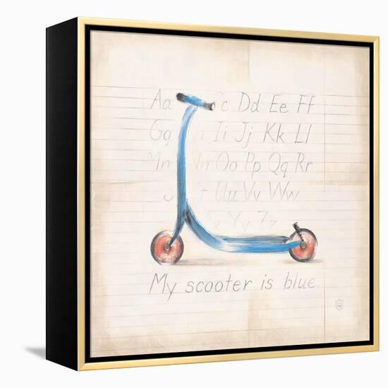 My Scooter-Lauren Hamilton-Framed Stretched Canvas