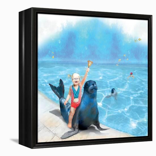 My Seal Friend-Nancy Tillman-Framed Stretched Canvas