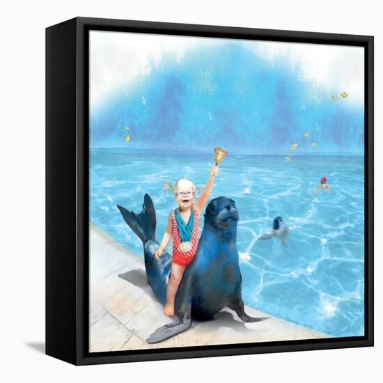 My Seal Friend-Nancy Tillman-Framed Stretched Canvas