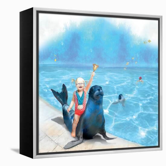 My Seal Friend-Nancy Tillman-Framed Stretched Canvas