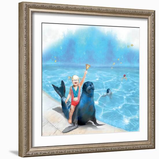 My Seal Friend-Nancy Tillman-Framed Art Print