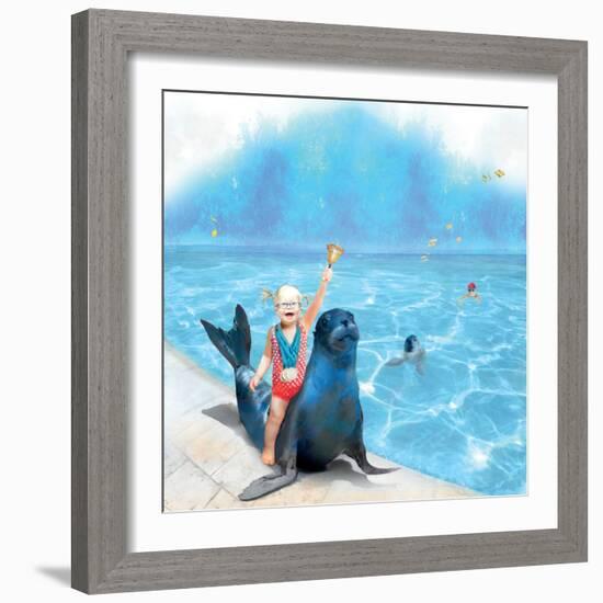 My Seal Friend-Nancy Tillman-Framed Art Print