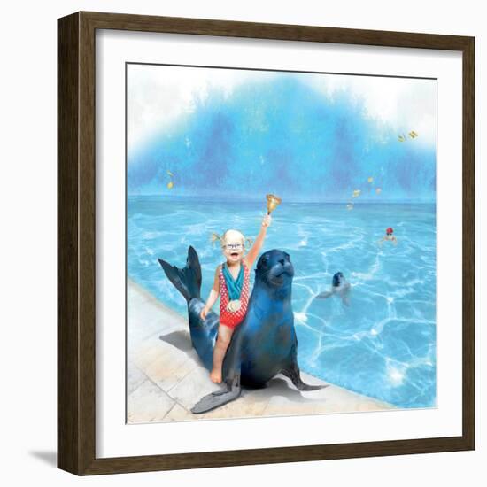 My Seal Friend-Nancy Tillman-Framed Art Print