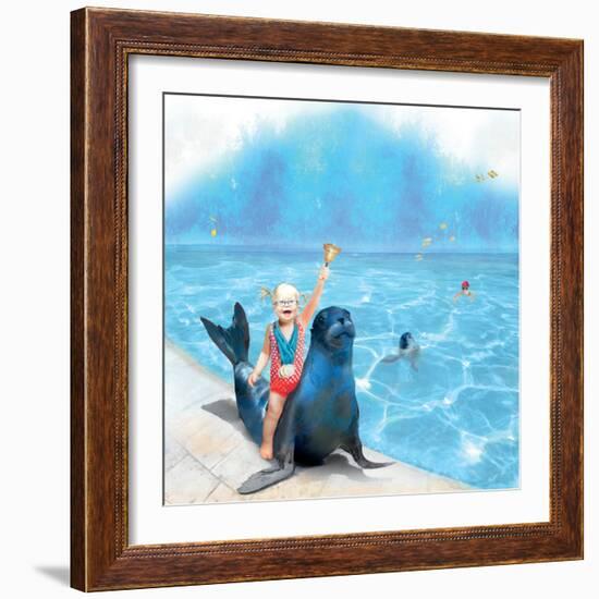 My Seal Friend-Nancy Tillman-Framed Art Print