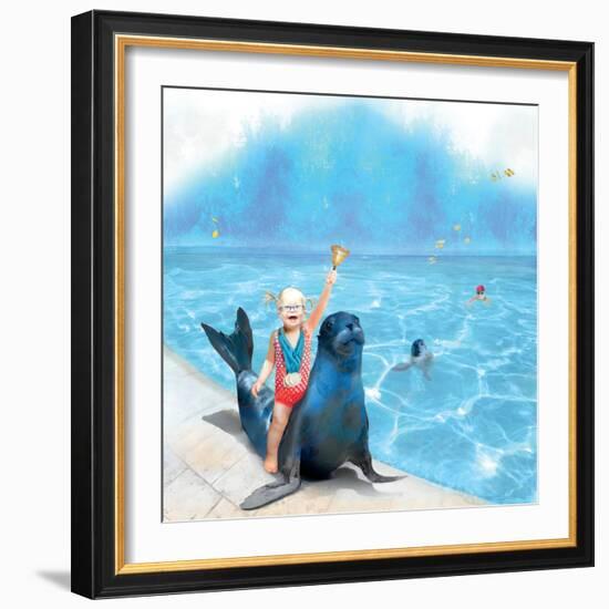 My Seal Friend-Nancy Tillman-Framed Art Print