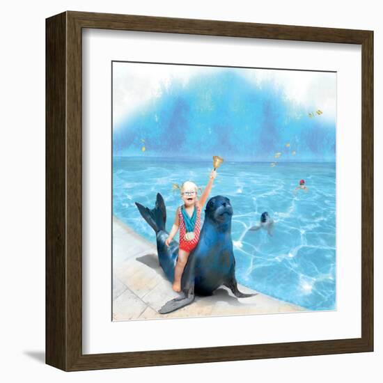 My Seal Friend-Nancy Tillman-Framed Art Print