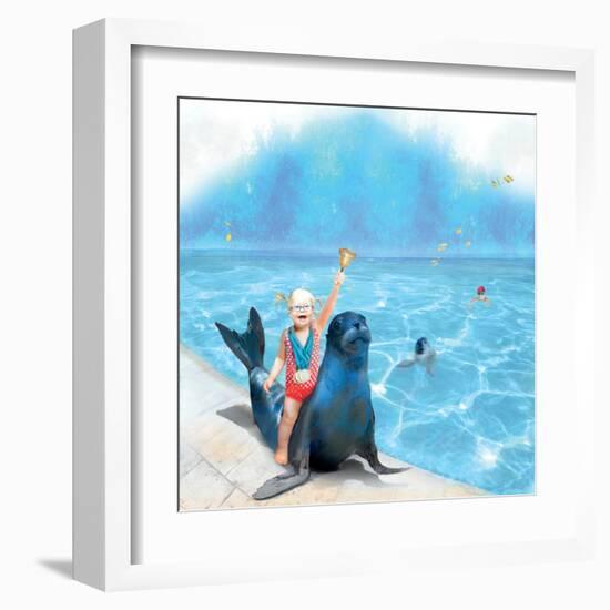 My Seal Friend-Nancy Tillman-Framed Art Print