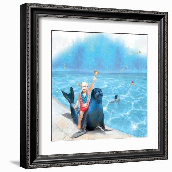 My Seal Friend-Nancy Tillman-Framed Art Print