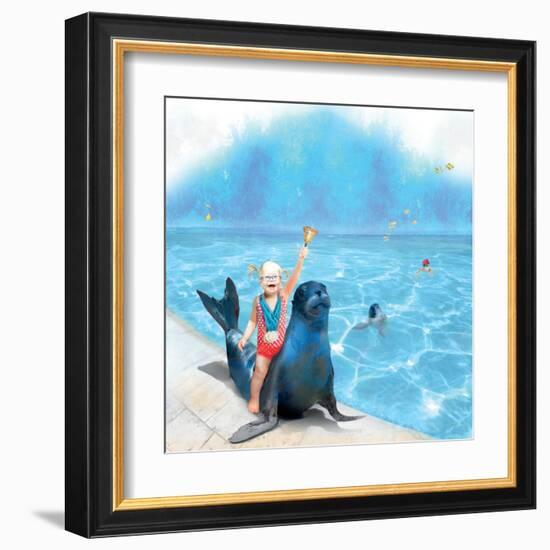 My Seal Friend-Nancy Tillman-Framed Art Print