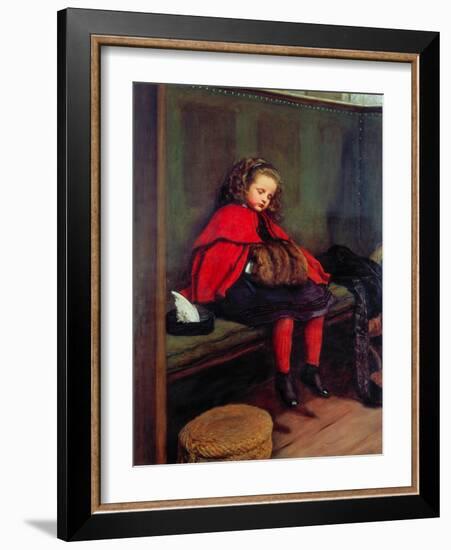 My Second Sermon, 1864-John Everett Millais-Framed Giclee Print