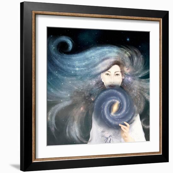My Secret Universe-Paula Belle Flores-Framed Art Print