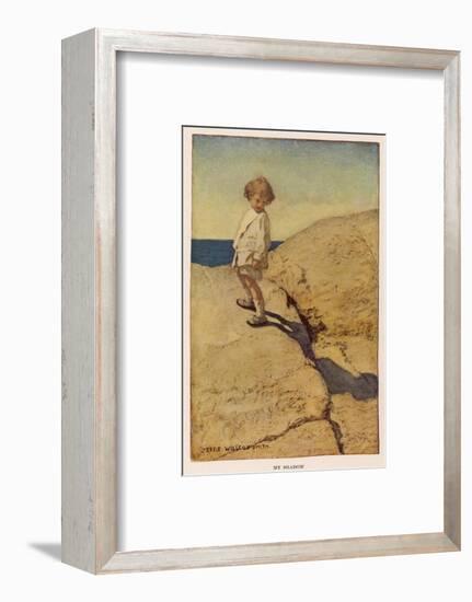 My Shadow by Robert Louis Stevenson-Jessie Willcox-Smith-Framed Photographic Print