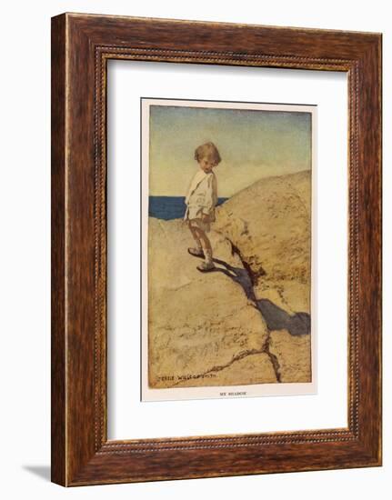 My Shadow by Robert Louis Stevenson-Jessie Willcox-Smith-Framed Photographic Print