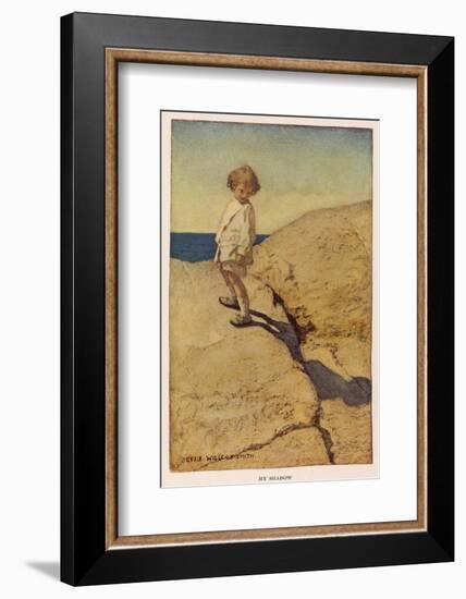 My Shadow by Robert Louis Stevenson-Jessie Willcox-Smith-Framed Photographic Print
